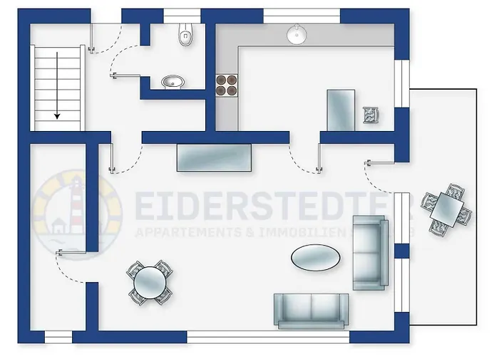 펜션 Witte Hus Id 175 Böhl